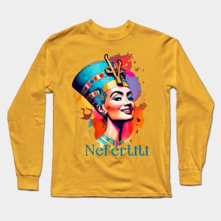 Nefertiti's Hilarious Highness Long Sleeve T-Shirt